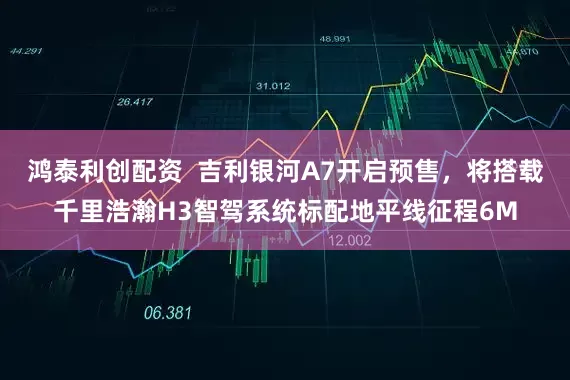 鸿泰利创配资  吉利银河A7开启预售，将搭载千里浩瀚H3智驾系统标配地平线征程6M